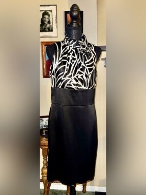 NW Collections Black and White Dress